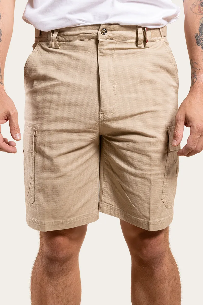 Coober Pedy Mens Ripstop Work Short - Camel