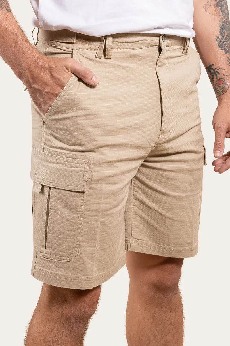 Coober Pedy Mens Ripstop Work Short - Camel