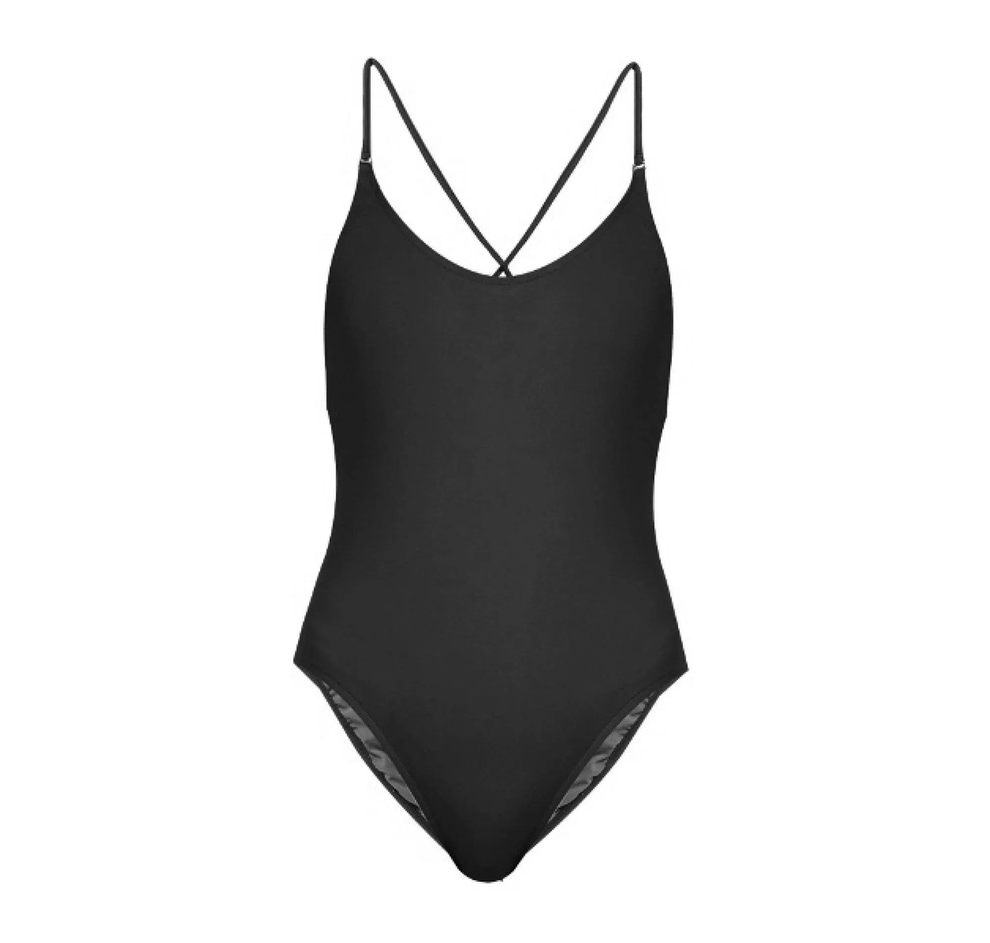 Cross back one piece [Black]