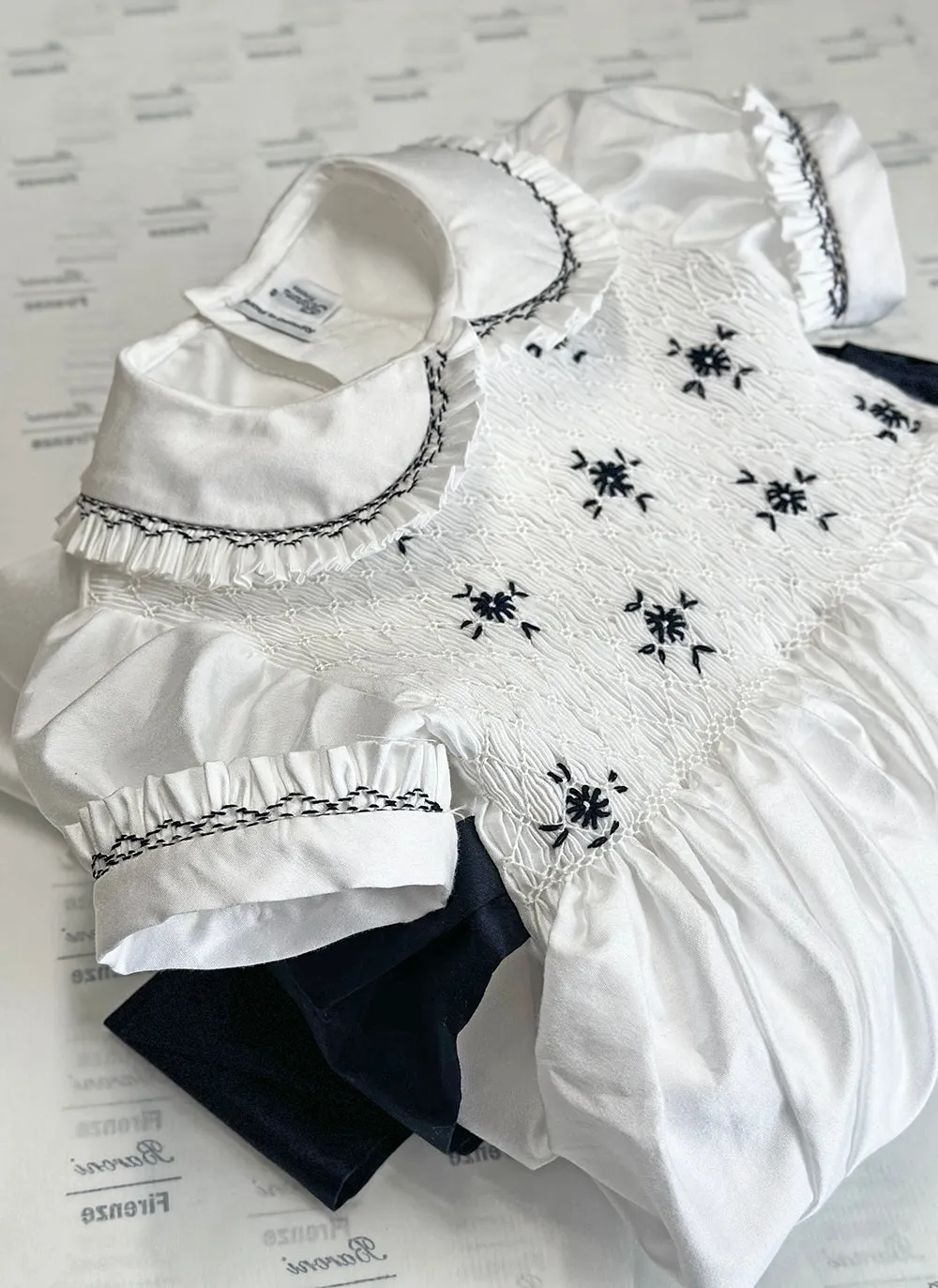 Daisies handmade smock dress