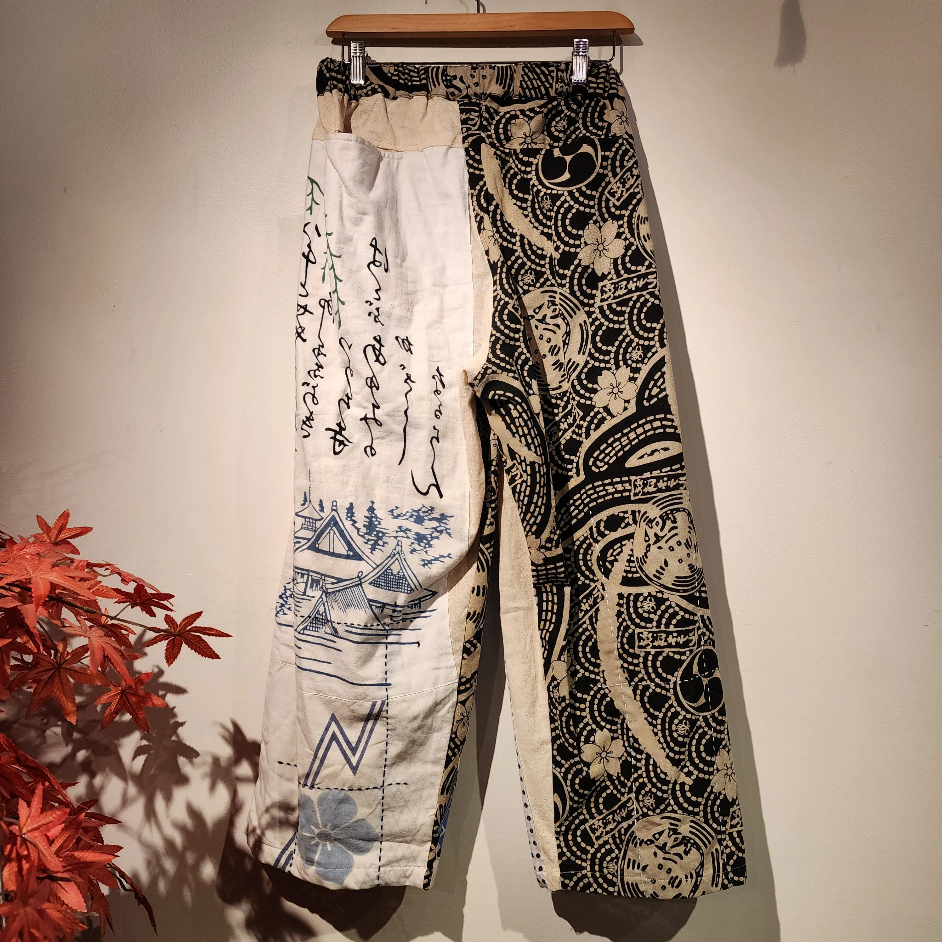 Demonslayer Obanai Iguro Patchwork Pants