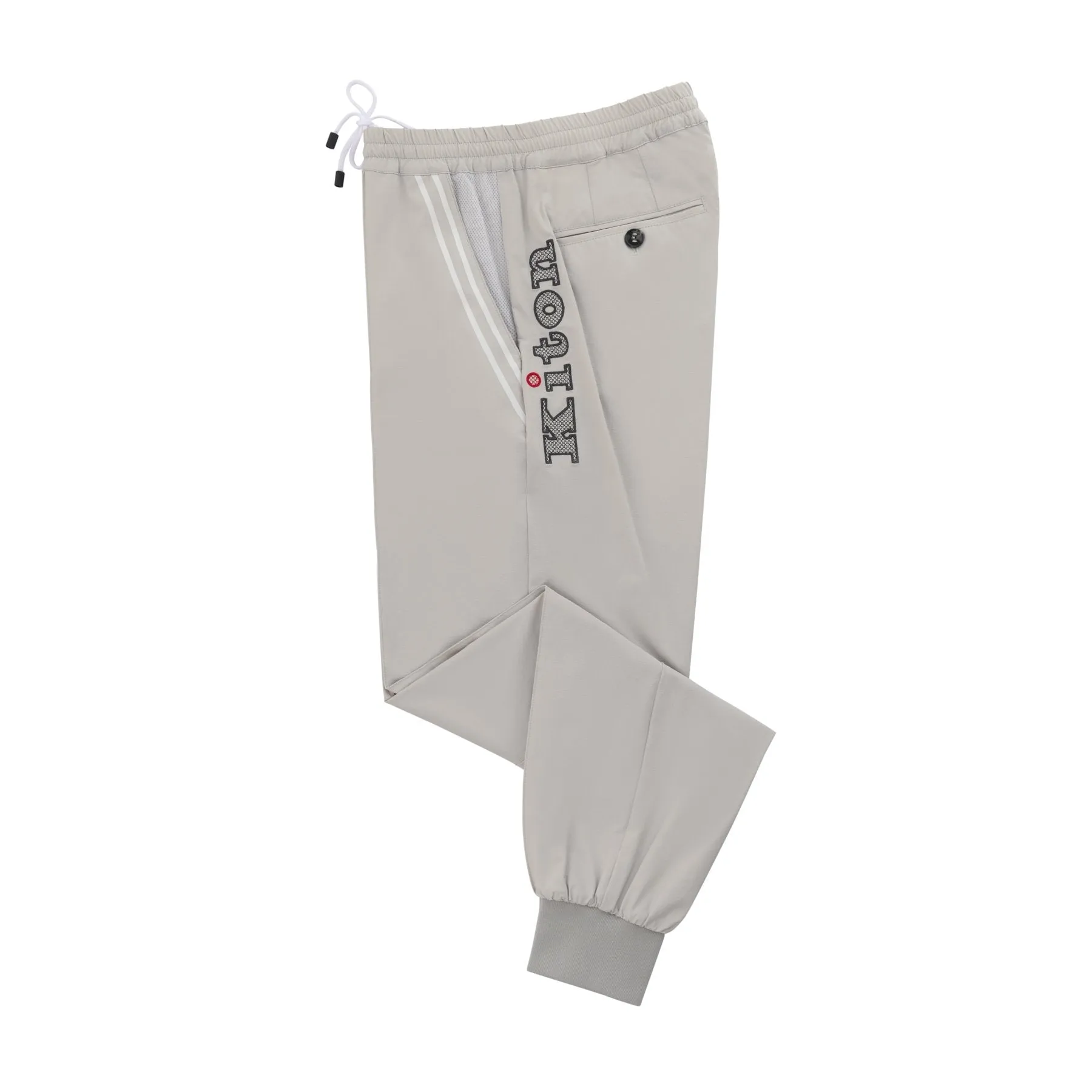 Drawstring Sport Trousers in Off White