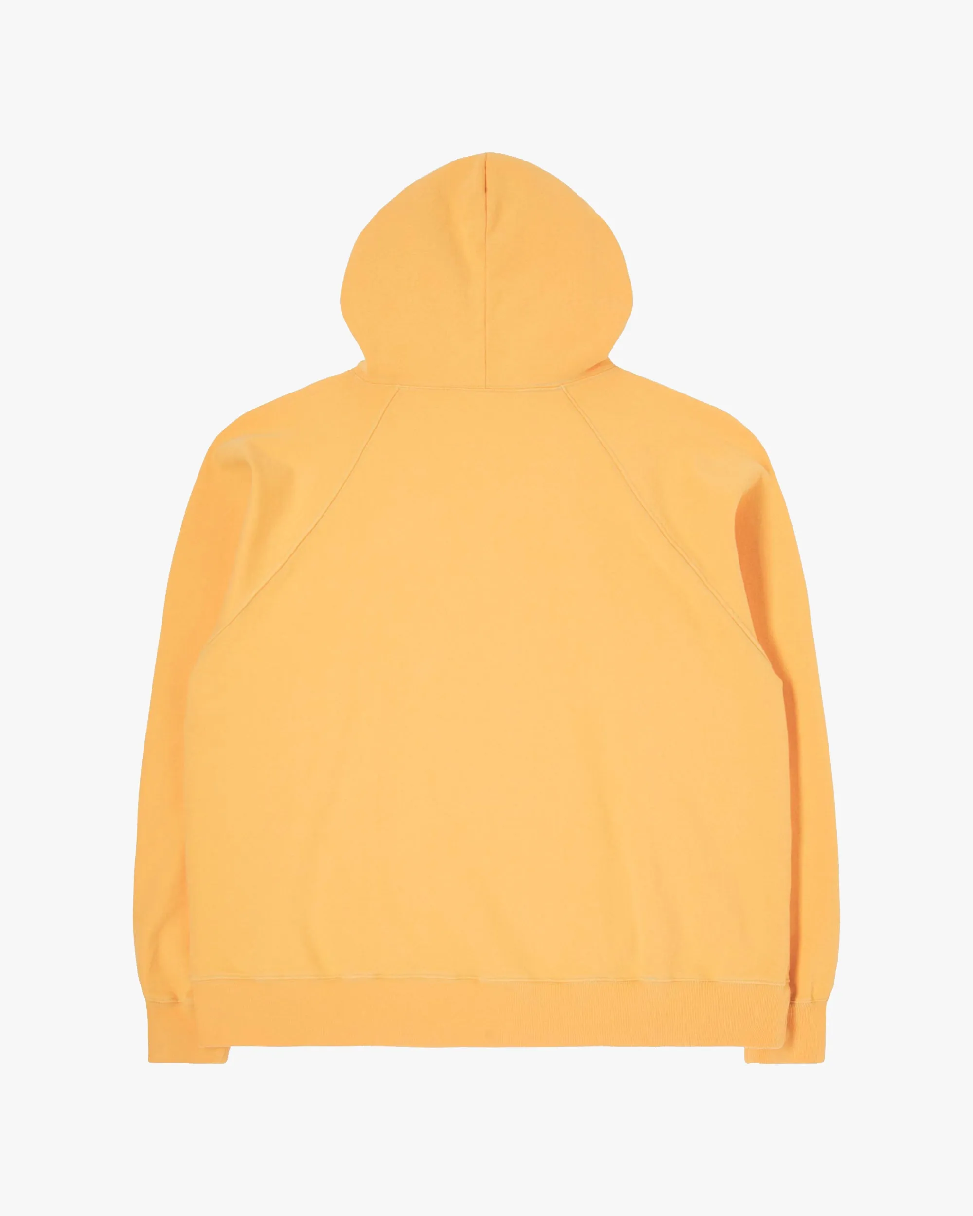 Edwin Made In Japan Raglan Sleeve Hood Sweat - Orange Ozone