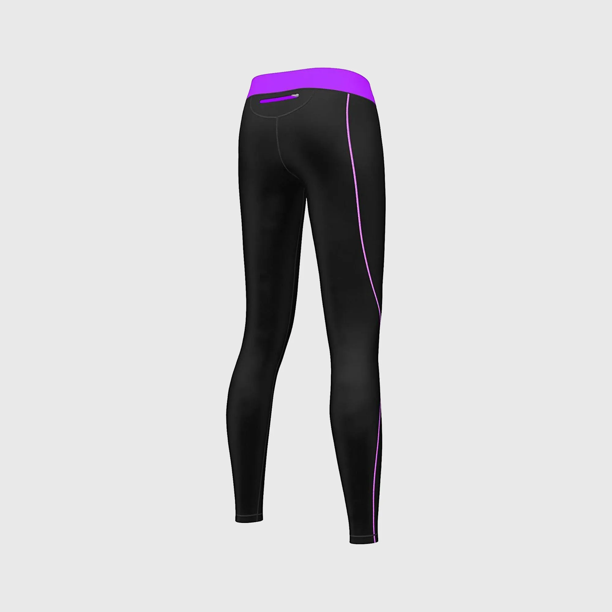 Fdx Women's & Girl's Set Monarch Purple Compression Top & Leggings