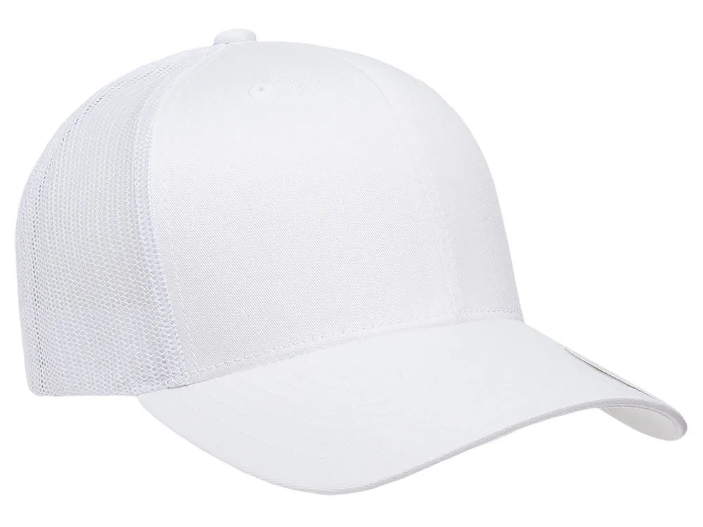 Flexfit Fan Trucker - White/White