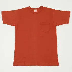 Freewheelers 2325001 Short Sleeve Pocket Tee - Dry Red