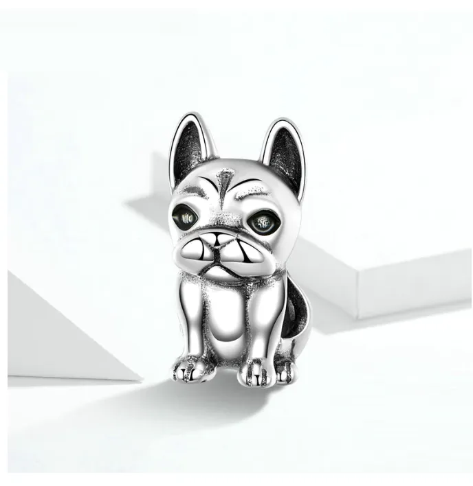 French Bulldog Charm 925 Sterling Silver