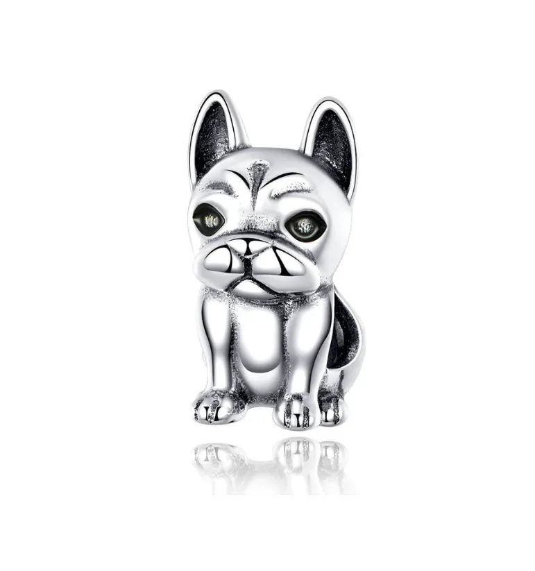 French Bulldog Charm 925 Sterling Silver