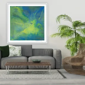 [green machine abstract][limited edition print by seth b minkin]