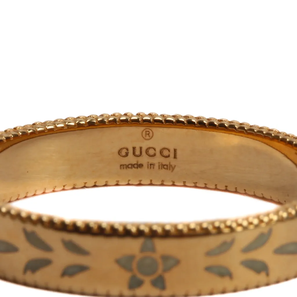 GUCCI Enamel Blossom Icon Ring - FINAL SALE