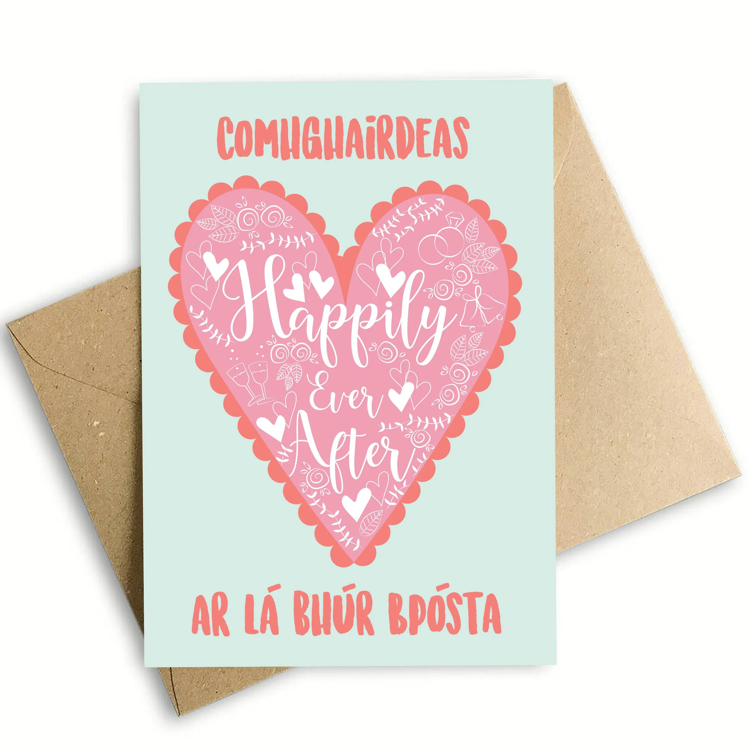 Happily Ever After Wedding Card