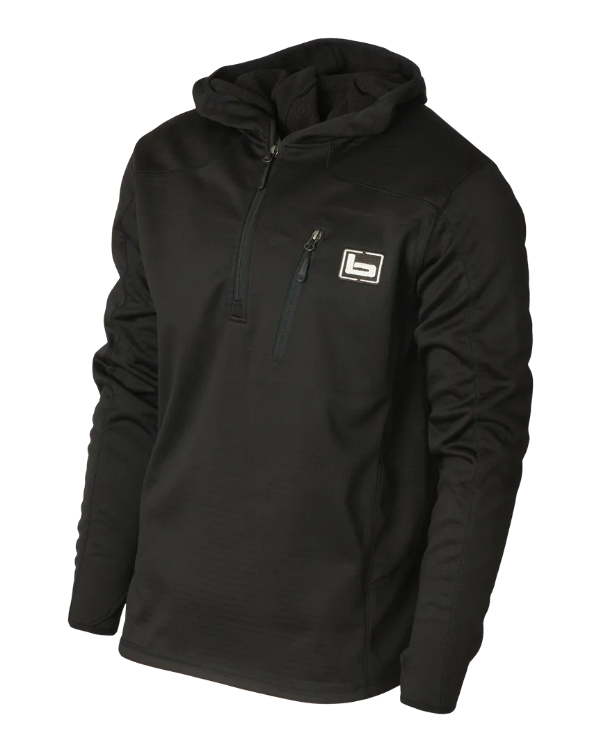 Hooded Mid Layer Fleece Pullover