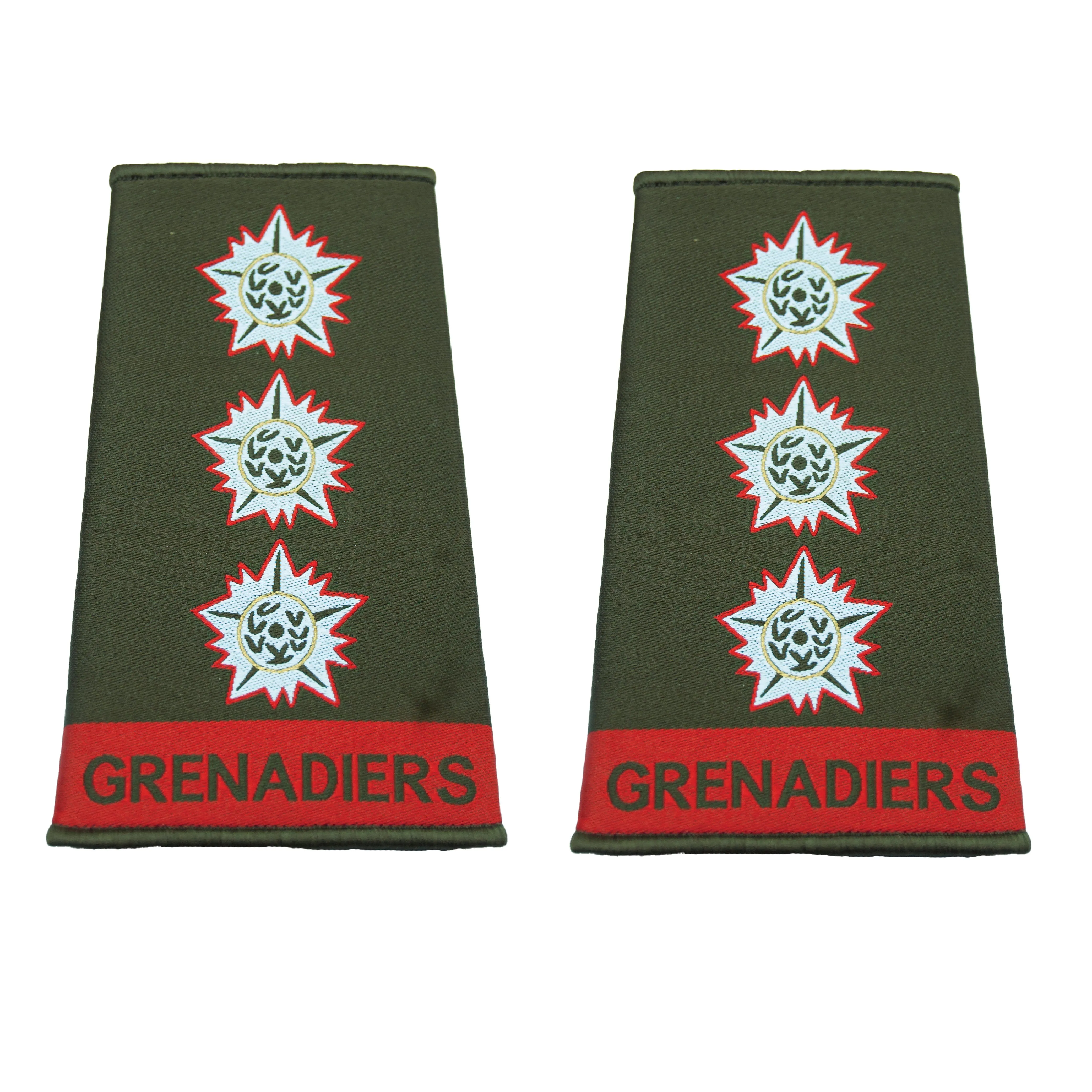 Indian Army Rank Epaulettes - Grenadiers Regiment