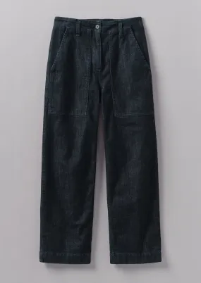 Indigo Denim Workwear Trousers | Indigo