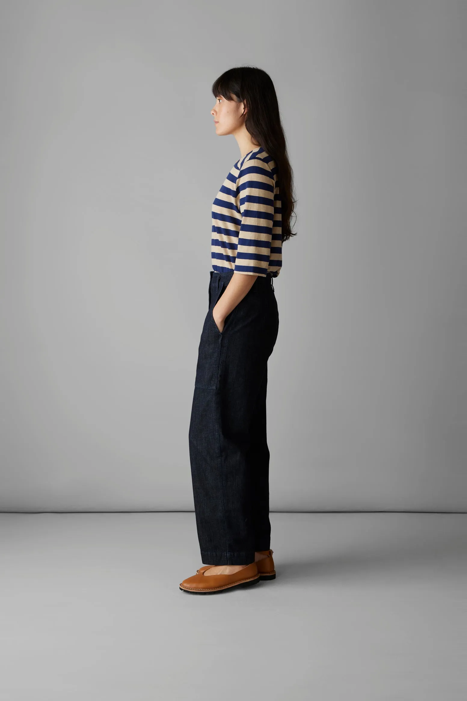 Indigo Denim Workwear Trousers | Indigo