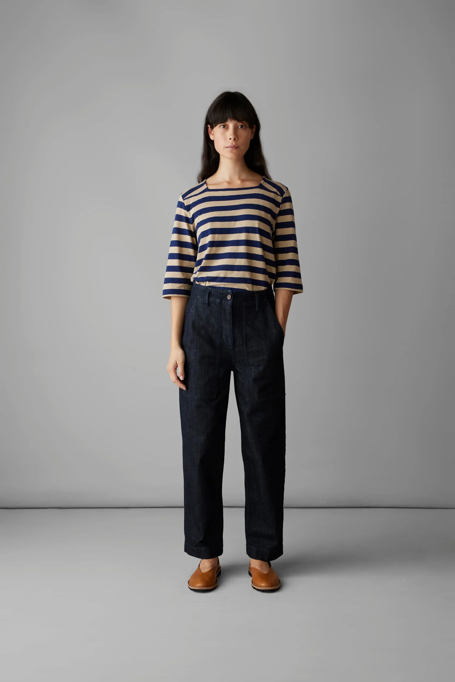 Indigo Denim Workwear Trousers | Indigo