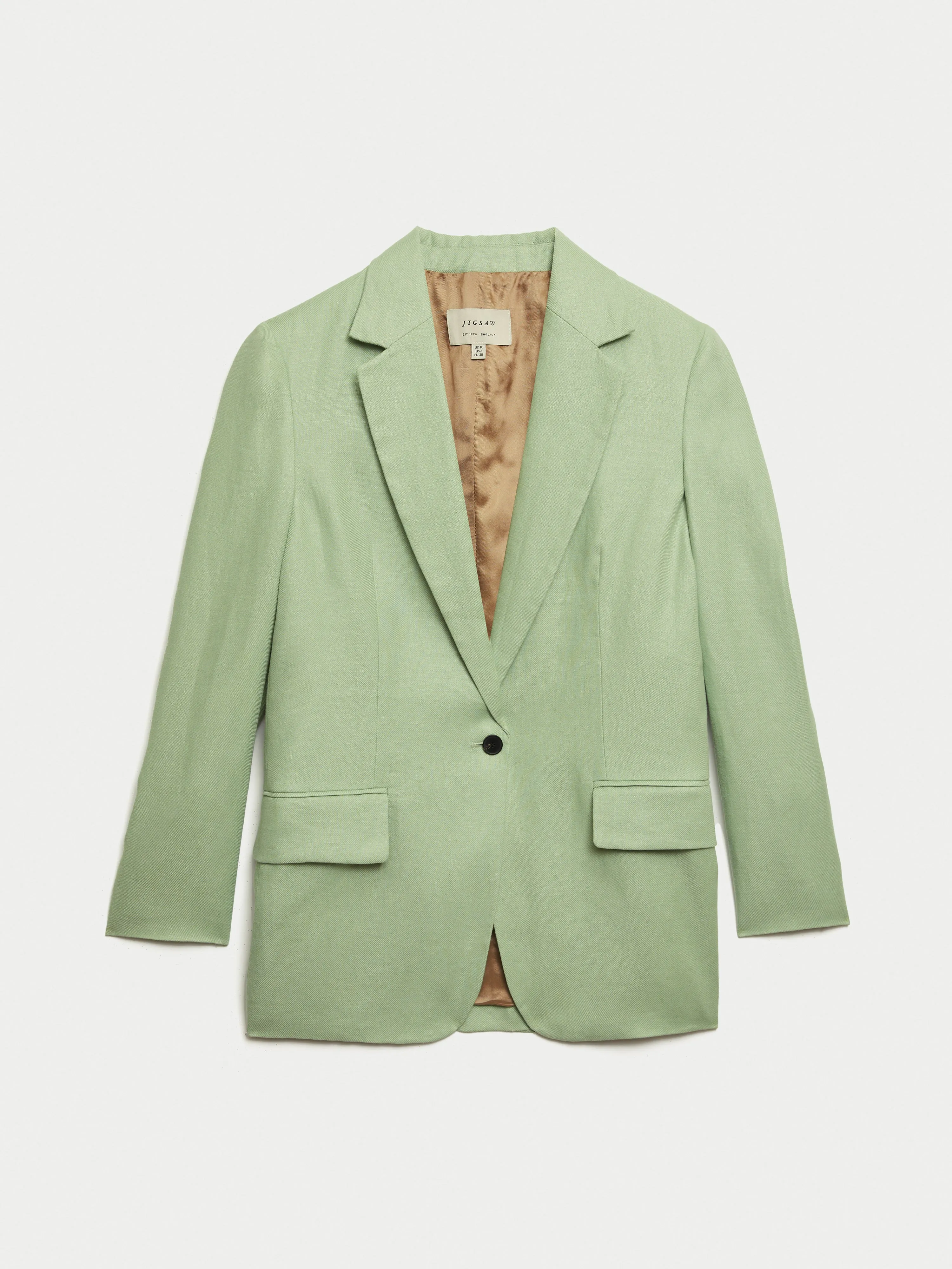 Irish Linen Twill Gibson Jacket | Green