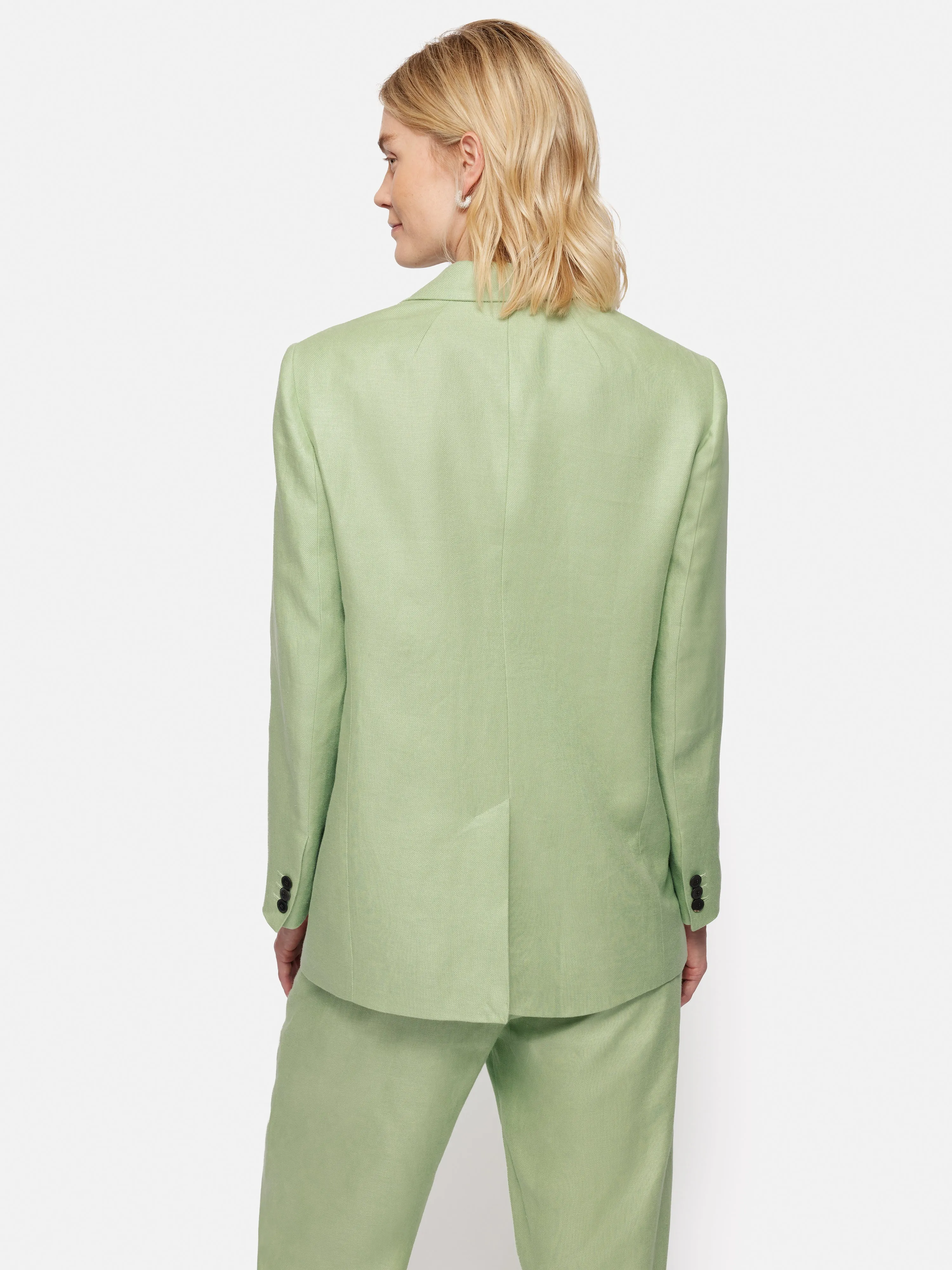 Irish Linen Twill Gibson Jacket | Green