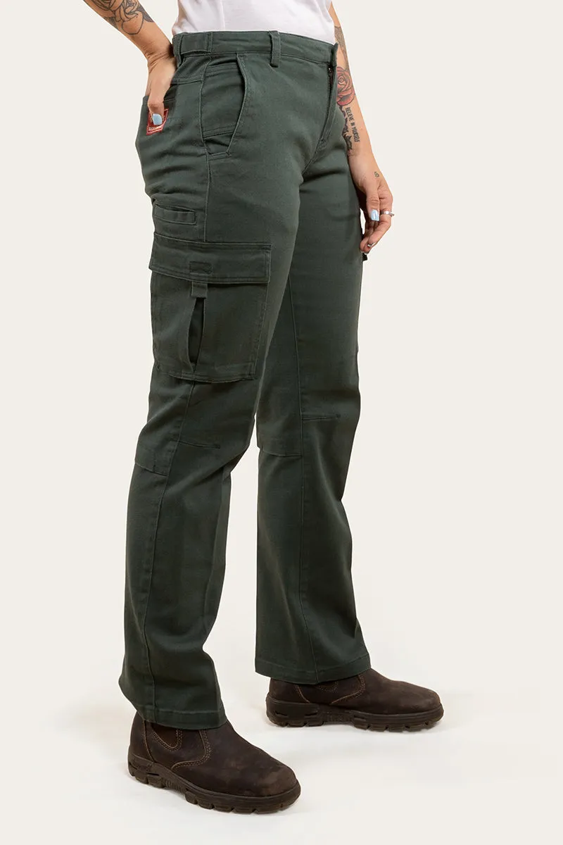 Kambalda Womens Heavy Weight Work Pant - Forest Green