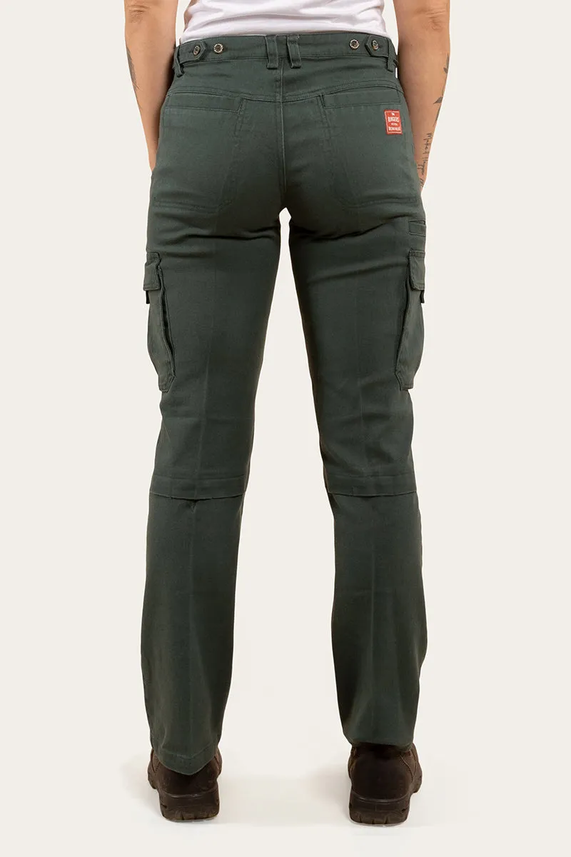 Kambalda Womens Heavy Weight Work Pant - Forest Green