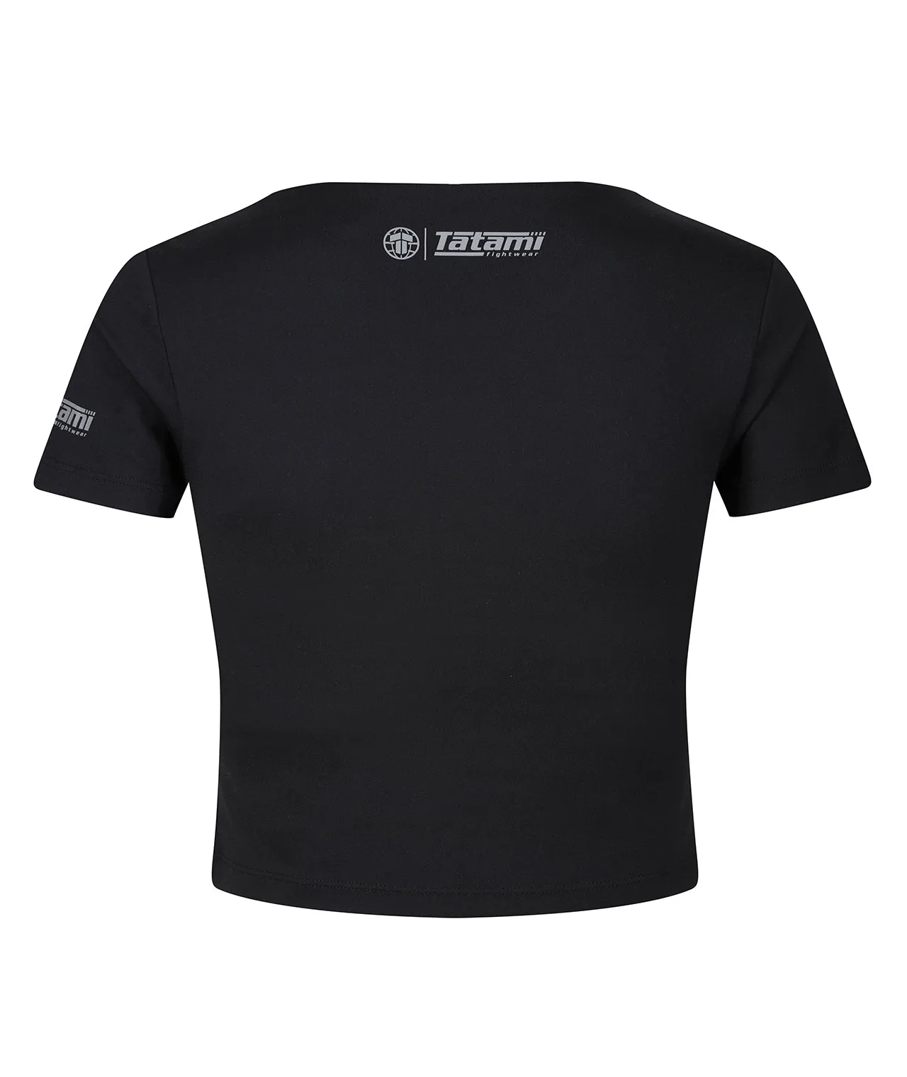 Ladies Fusion Cropped Training Top - Black