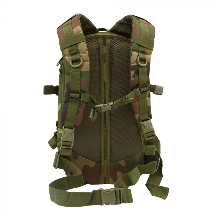 Laser Cut Molle Small Backpack (Woodland camo)