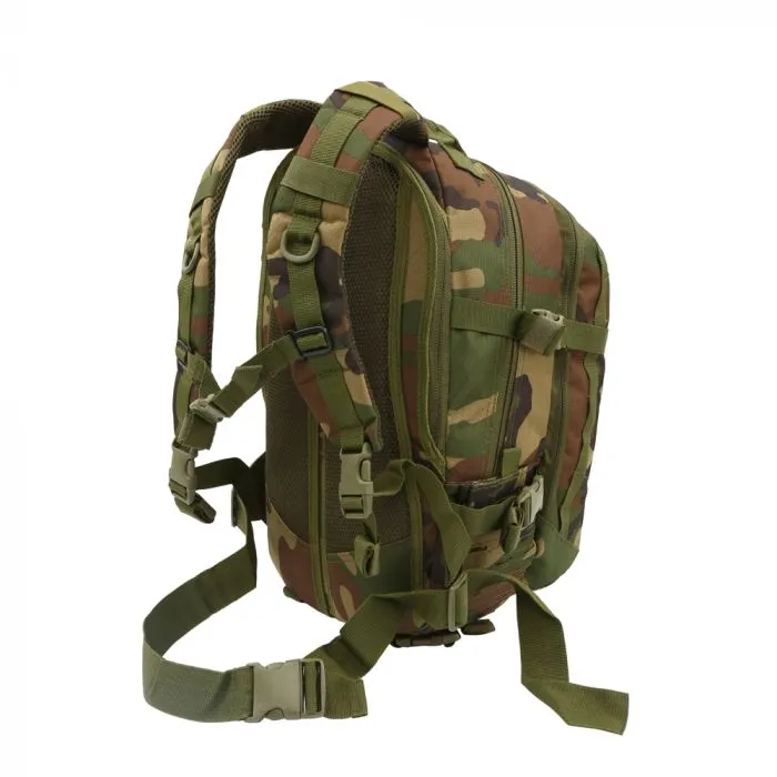 Laser Cut Molle Small Backpack (Woodland camo)