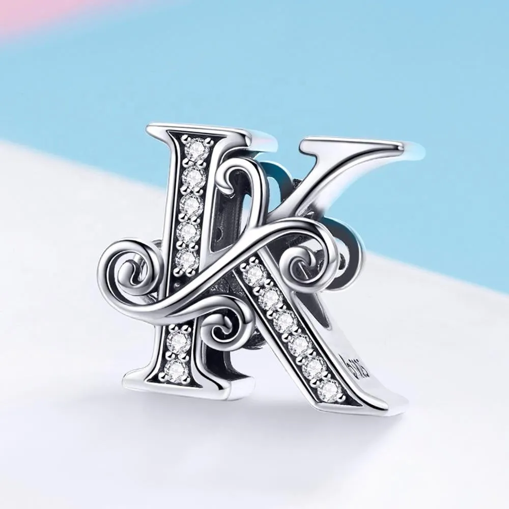 Letter K Initial Alphabet Charm