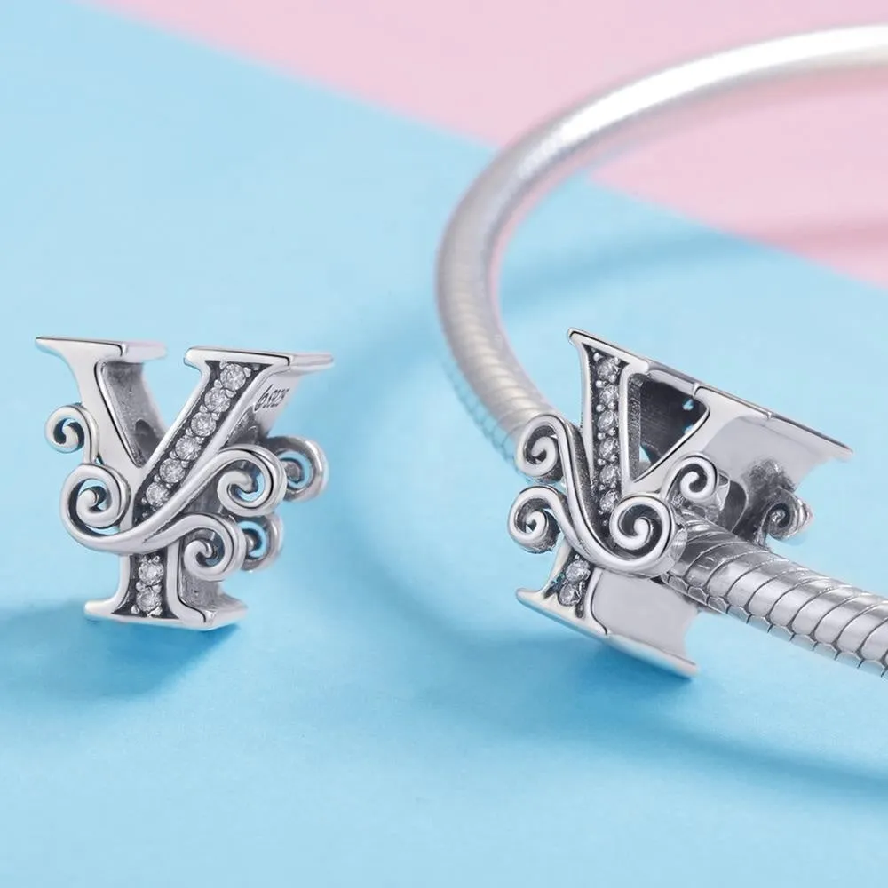 Letter Y Initial Alphabet Charm