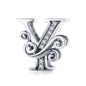 Letter Y Initial Alphabet Charm