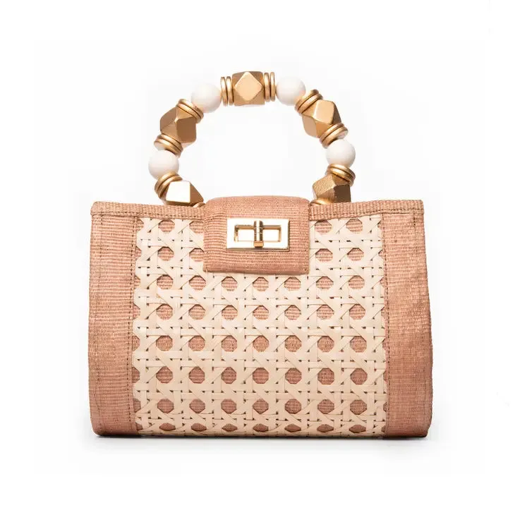 Mila Woven Rattan Handbag