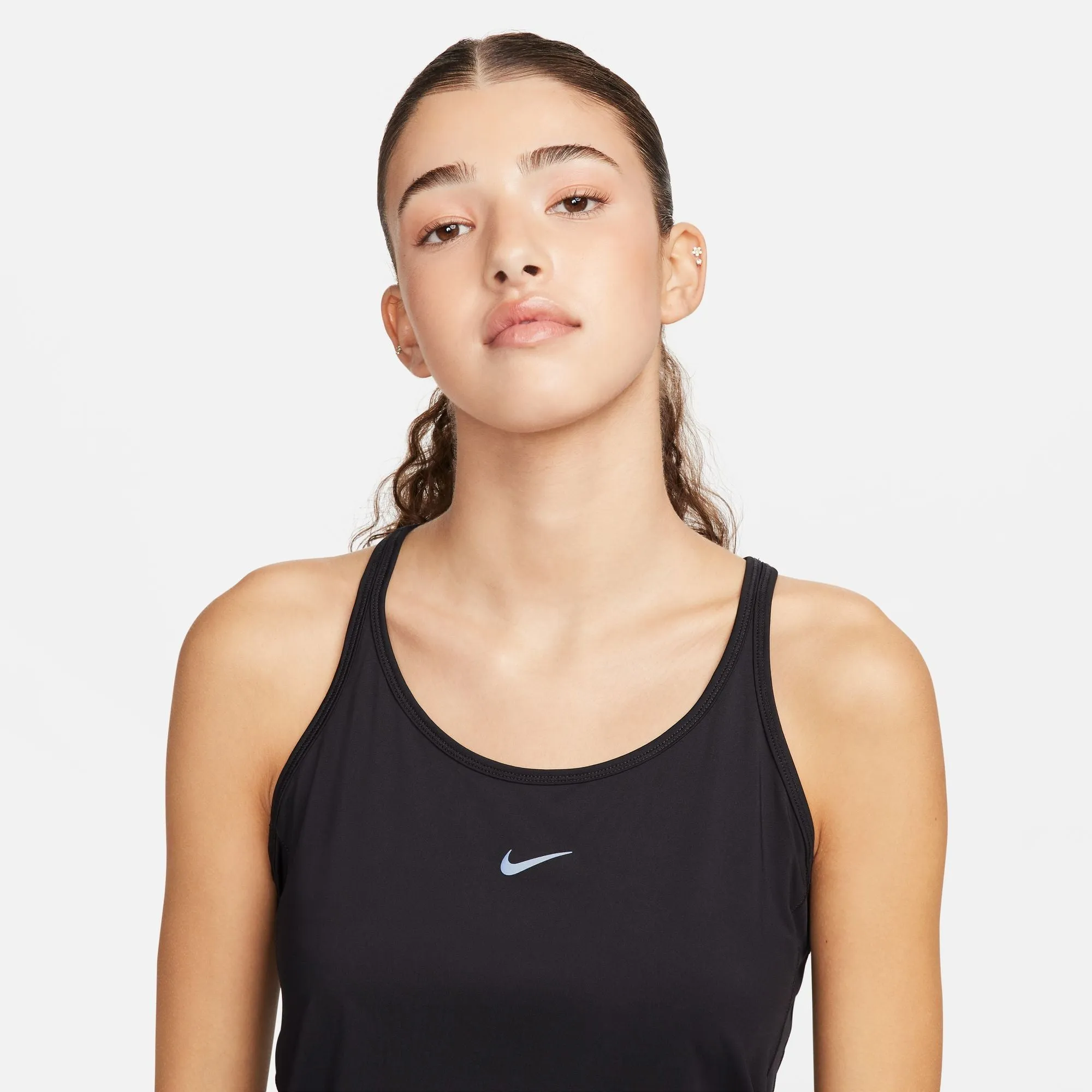 Nike Women's Dri-FIT One Classic Strappy Tank Black / Blank