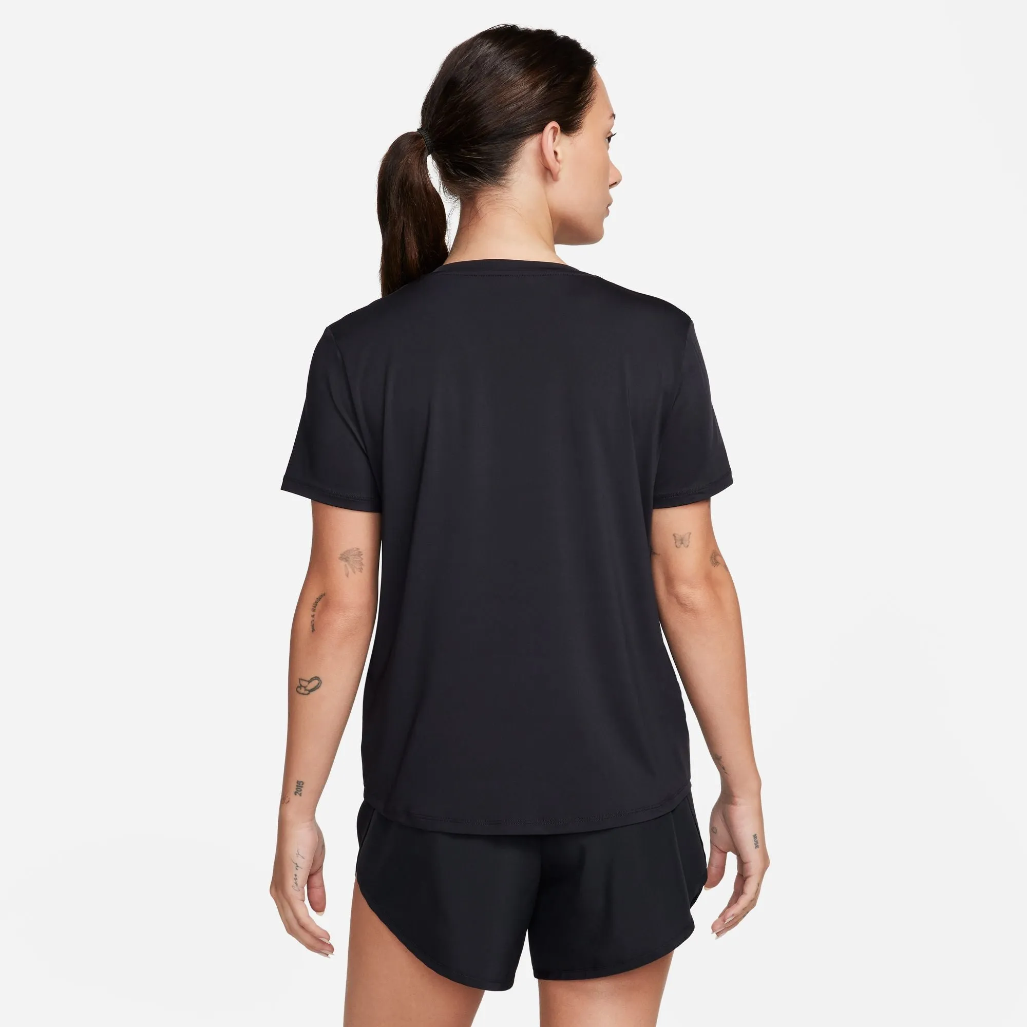 Nike Women's One Dri-FIT Classic Tee Black / Black