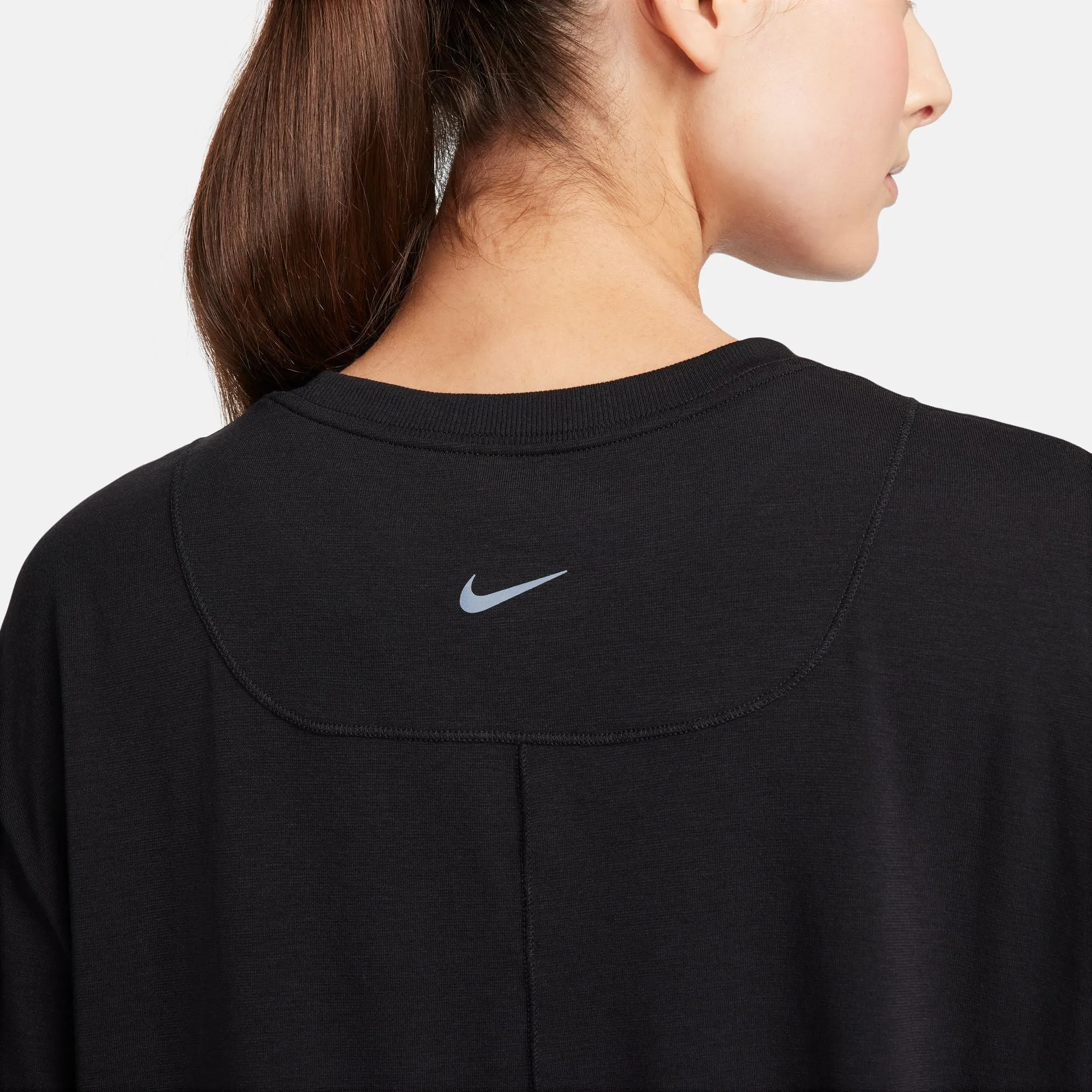 Nike Women's One Dri-FIT Relaxed Top Black / Black