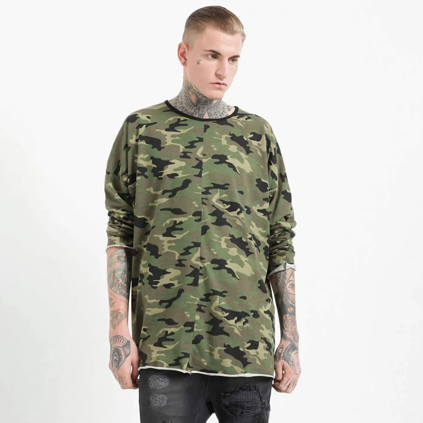 Oversized Camo Longsleeve