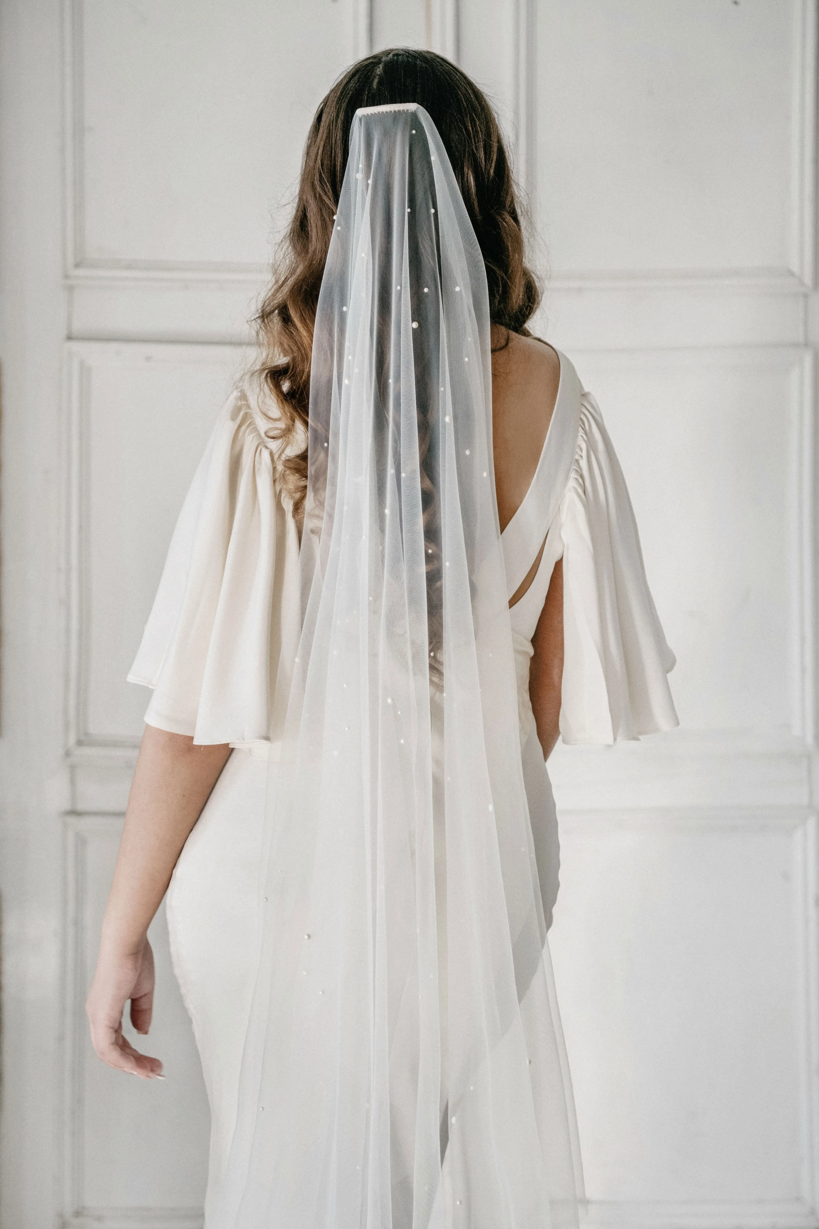 Pearl wedding veil - AUGUSTE