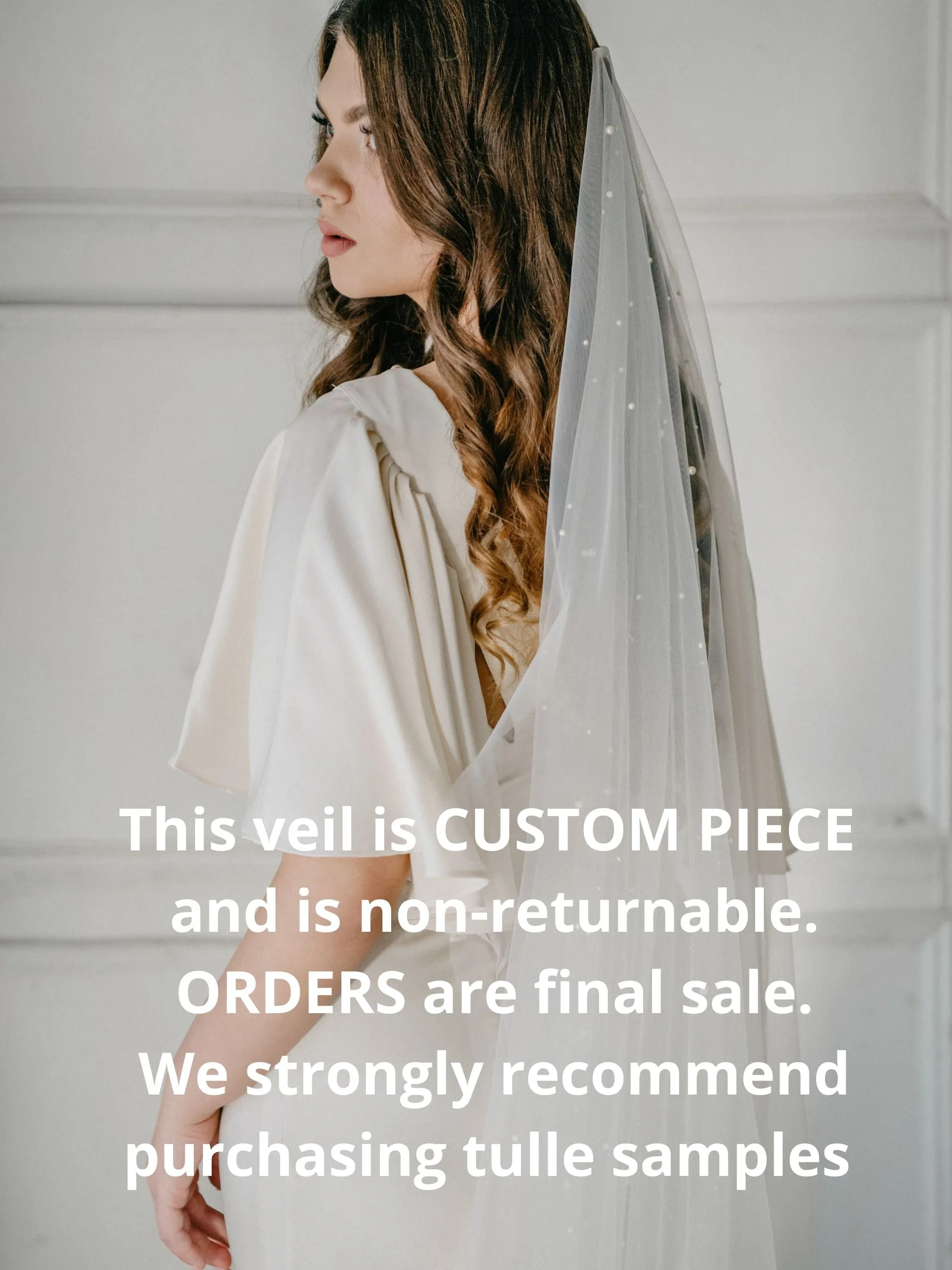 Pearl wedding veil - AUGUSTE