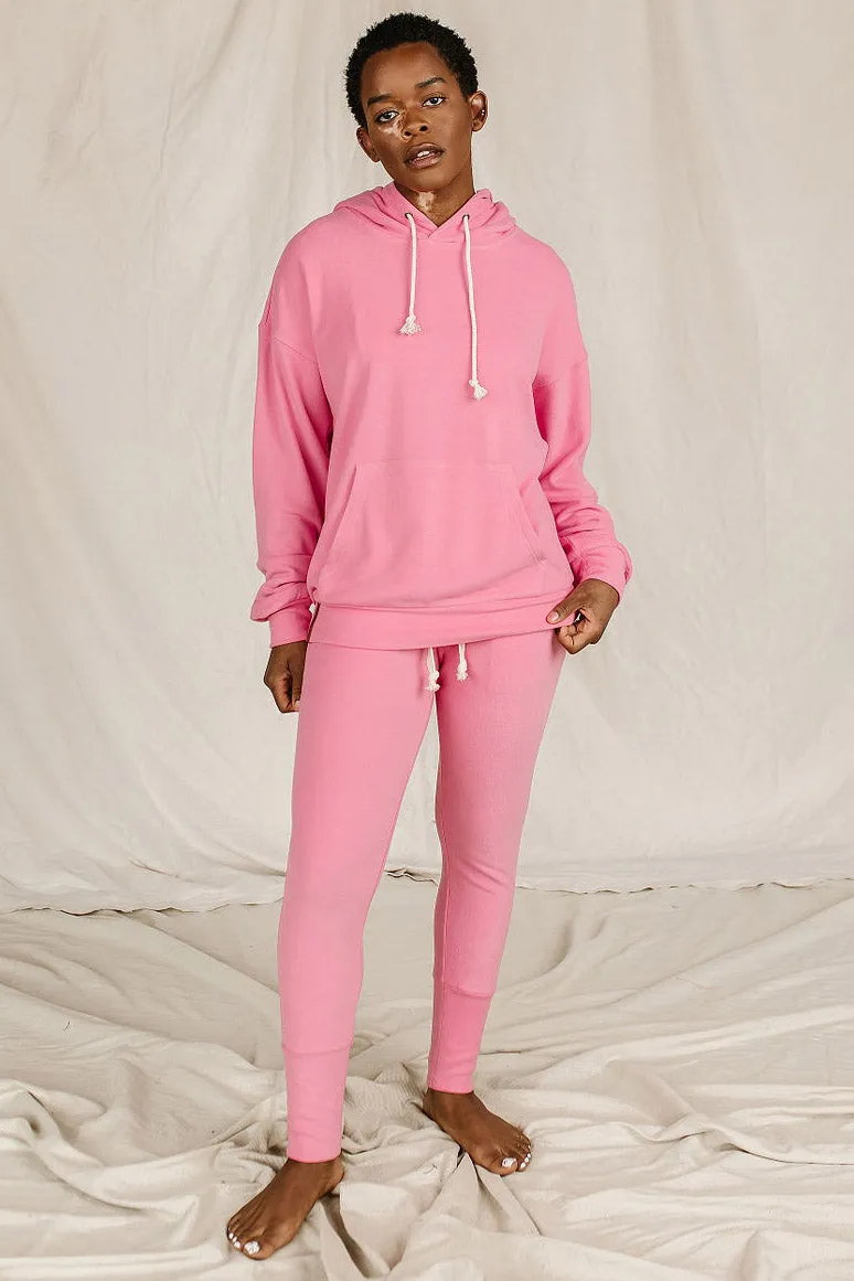 Performance Fleece University Hoodie - Pink Tulip