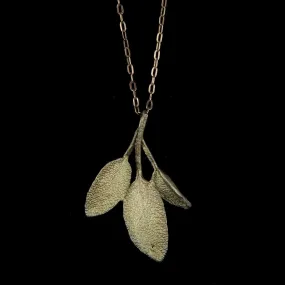 Petite Herb - Sage Pendant