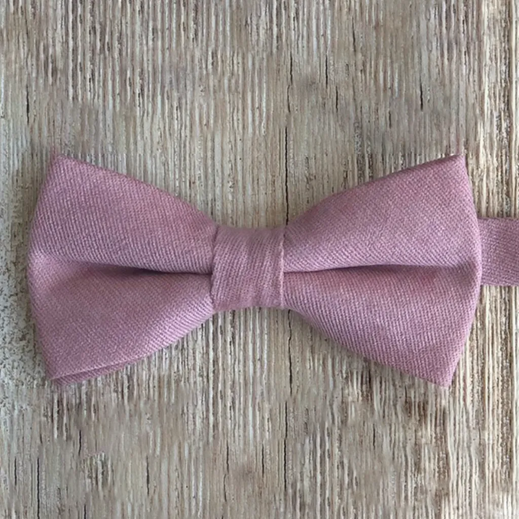 Quartz Linen Pre-Tied Bow Ties