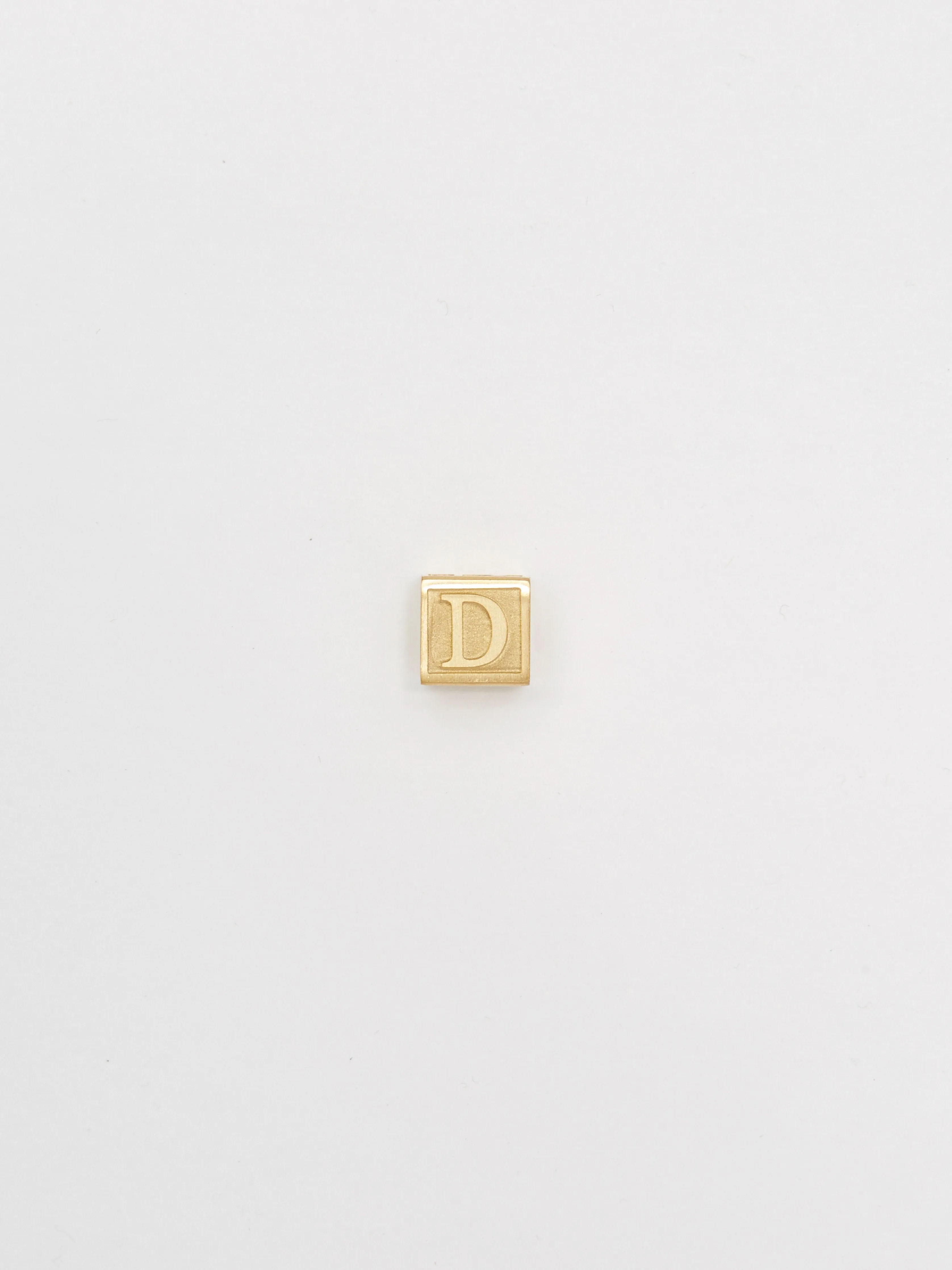 "D" Letter Block