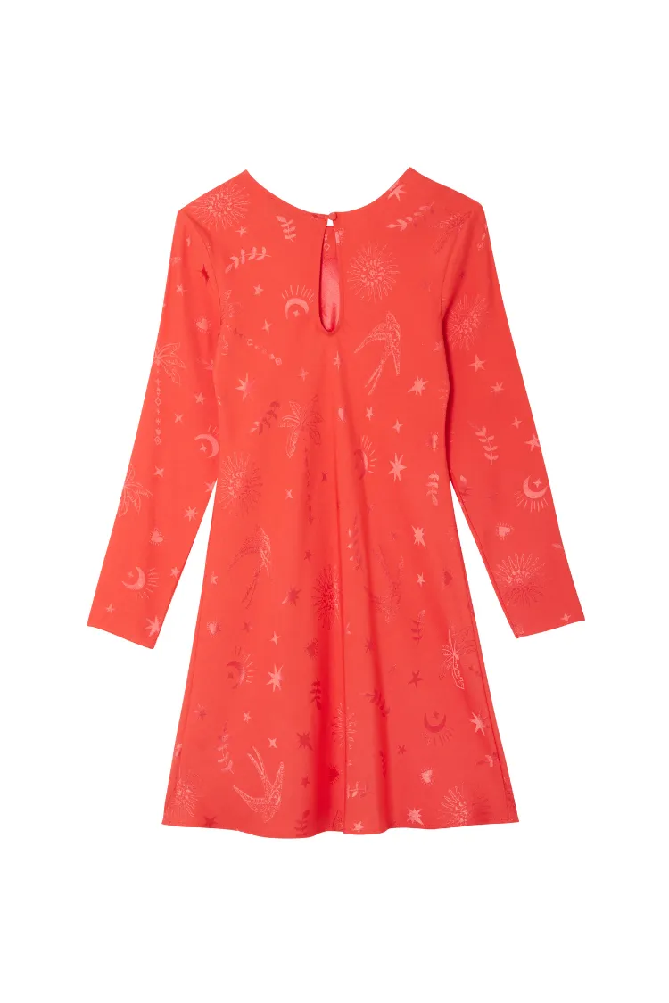 Red Swallow Romance Mini Soho Dress