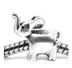 Silver Elephant Charm