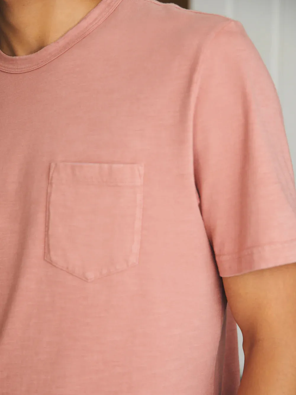 Sunwashed Pocket Tee - Faded Flag