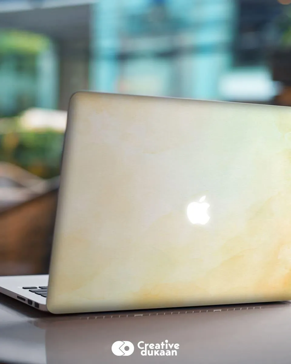 Textured Cute MacBook Air Skin With Off White Colours