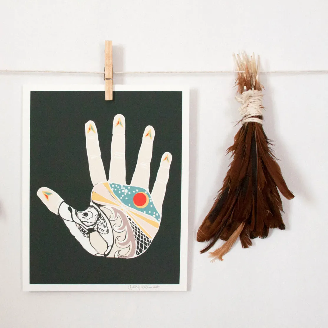 The Hand Art Print