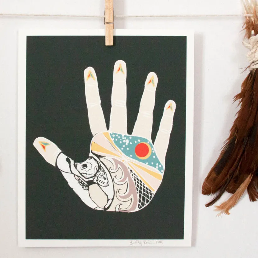 The Hand Art Print