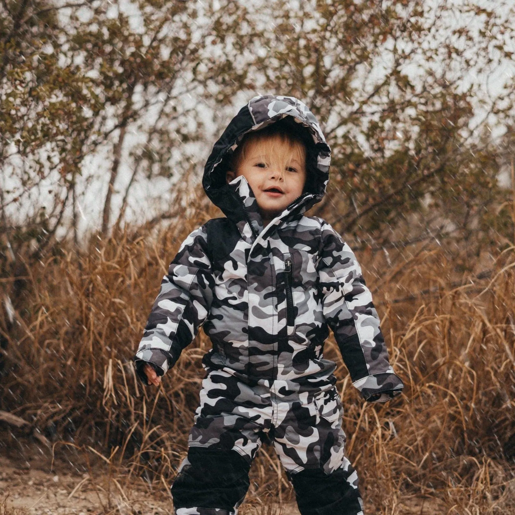 Toddler Dancing Bear Insulated Snowsuit Coveralls