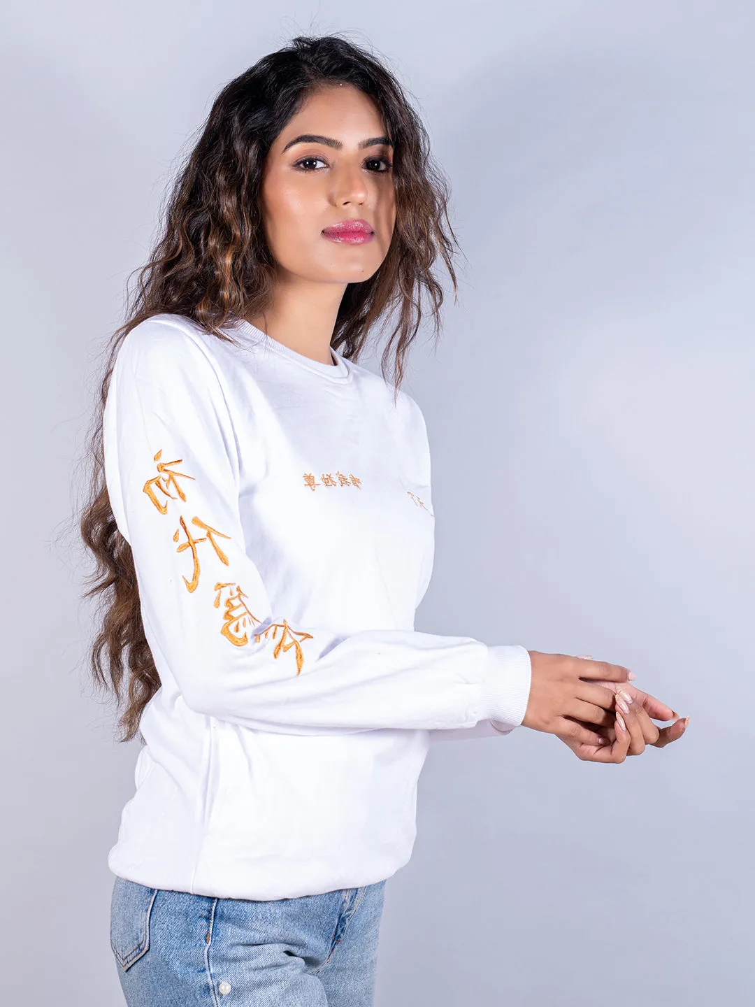 White Tokyo Manji Anime Sweatshirt